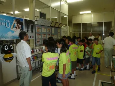「チャレキッズ in 棚倉」での工場見学