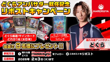 どぐら選手就任リポストキャンペーン