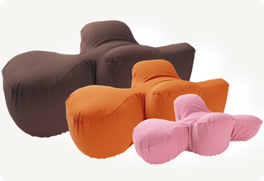 繰り返し洗えて、リラクッションをいつまでも清潔に
リラクッション用カバーの新色が新登場