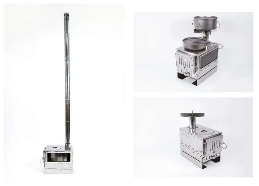 『MAKIng STOVE』の天板部分はメスティンを同時に2個載せられます