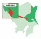 茨城県坂東市位置図