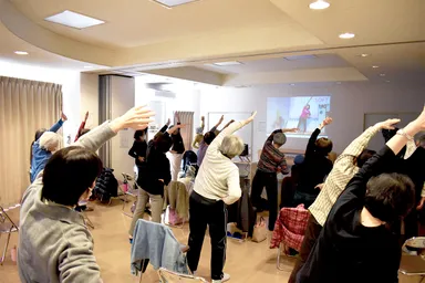 オンライン運動教室「SOFT」の活動風景