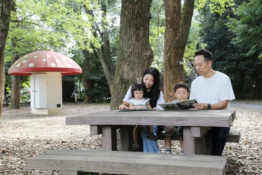 きのこ文庫で団欒