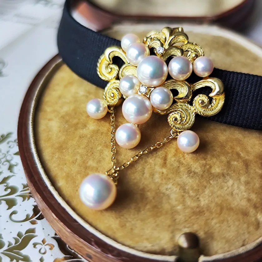 ミキモト チョーカーネックレス