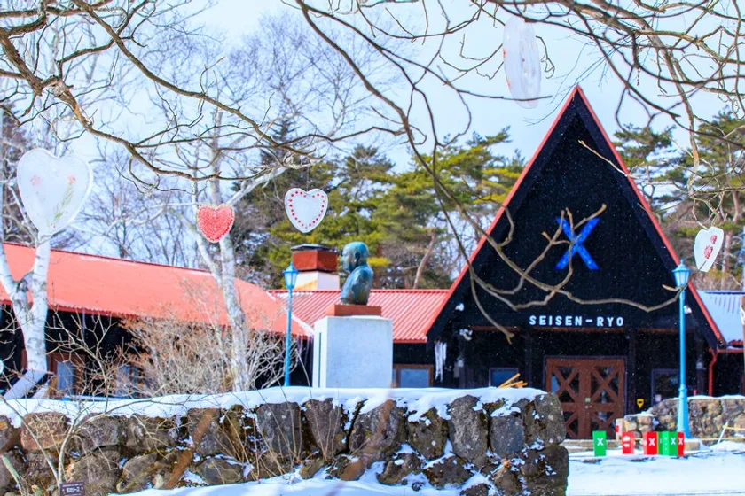 ハート型氷のリース