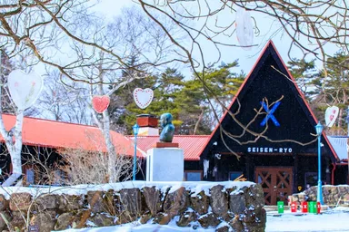 ハート型氷のリース