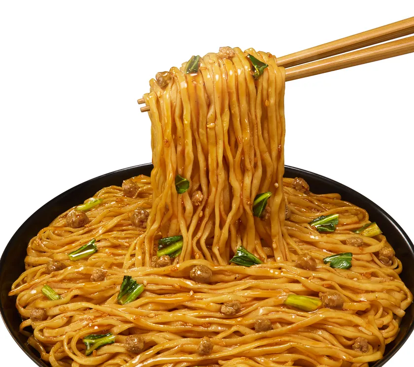 【調理例】マルちゃん正麺　カップ　汁なし担々麺