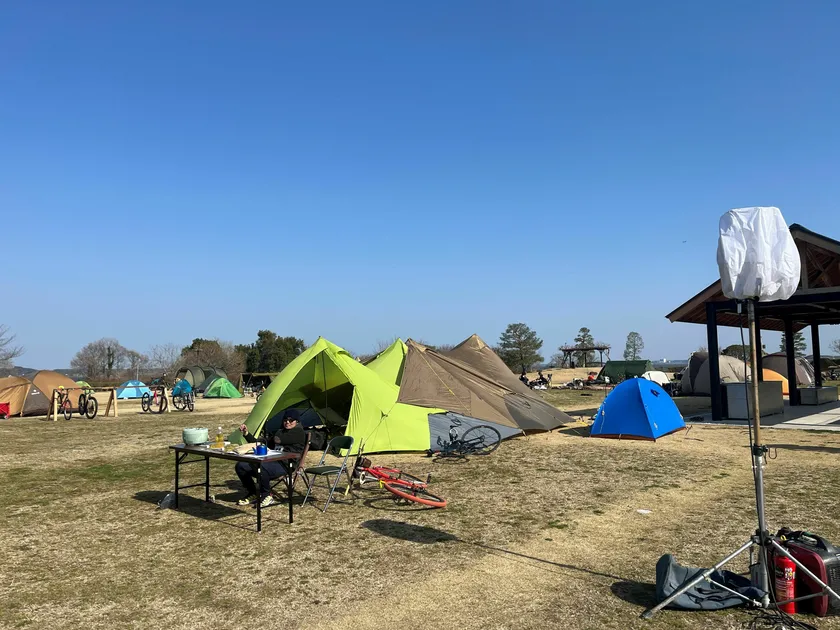 過去のキャンプサイトの様子