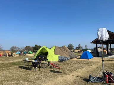 過去のキャンプサイトの様子