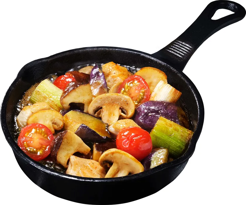 調理例(黒アヒージョ)