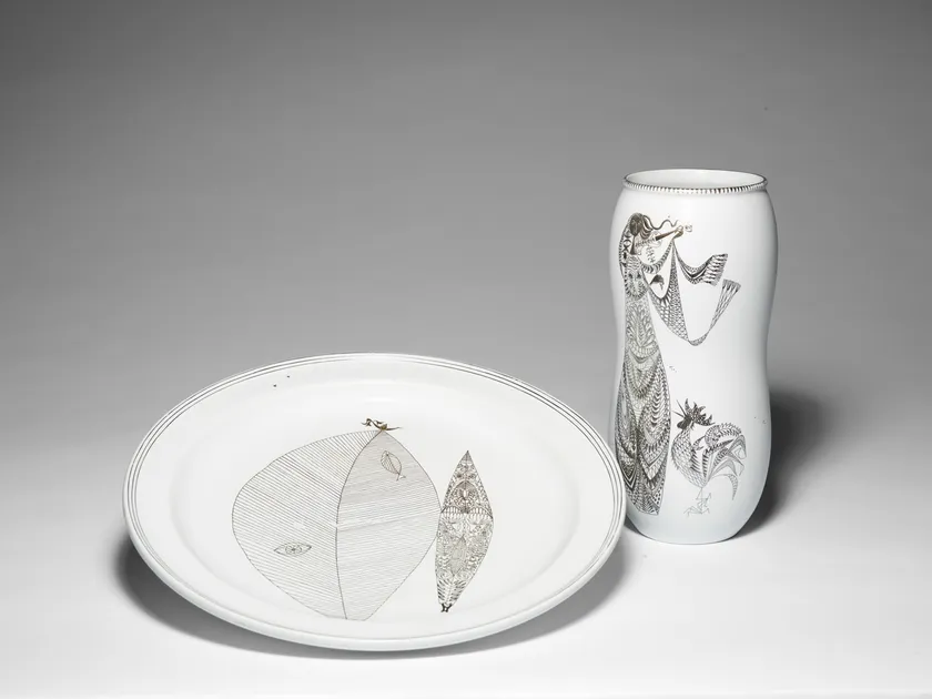 (6)[グラーシア]シリーズ／プレート、花入／1940年代後半から1960年代