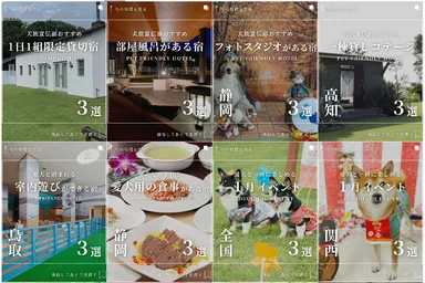 ワンちゃん同伴旅行情報を発信するInstagram