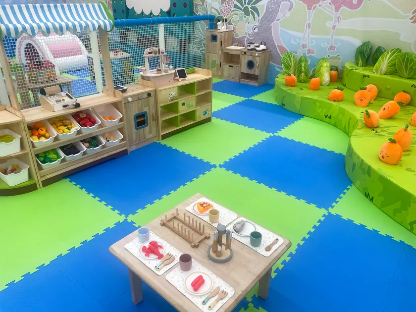 おままごとが楽しめるコーナー