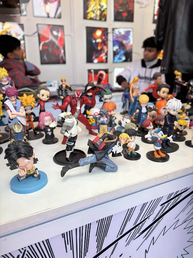 アニメ関連グッズ販売ブース