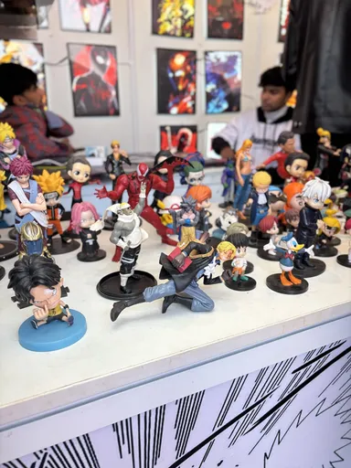 アニメ関連グッズ販売ブース