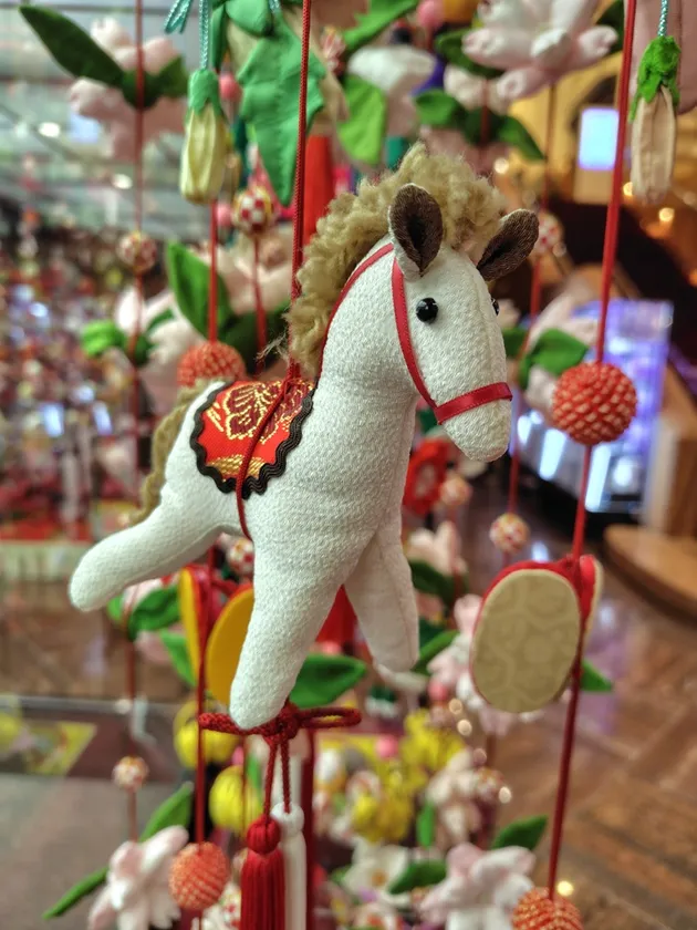 つるし飾り展示(2)