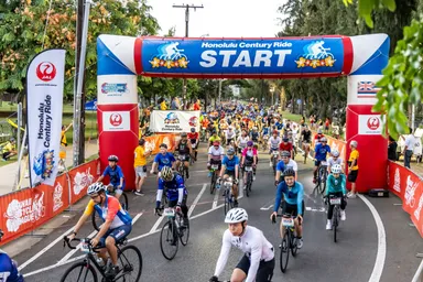 ホノルルセンチュリーライド(1)スタート