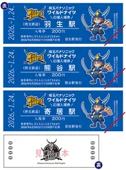 埼玉パナソニックワイルドナイツ応援入場券 イメージ1