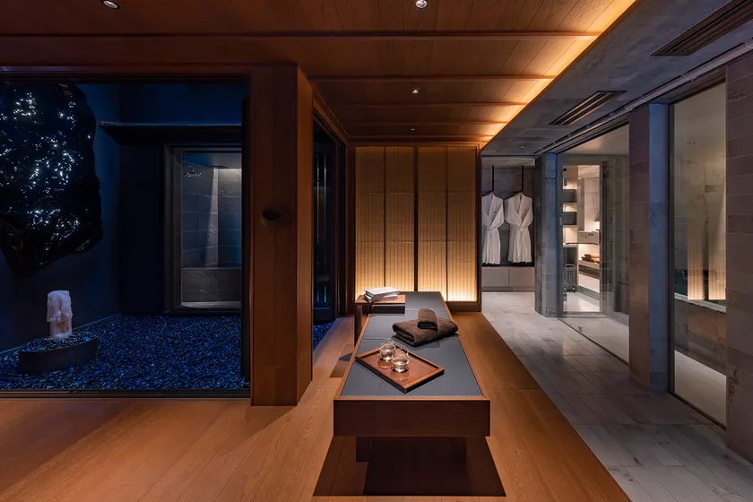 サウナ&バスエリアをワンフロアで愉しむ一棟貸し宿