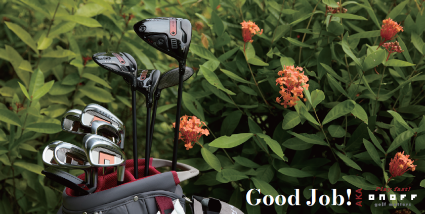 NEW「ONOFF AKA」シリーズを、3月6日に新発売！
“良いゴルフ”を実現するための機能とデザインを徹底的に追求　
今江敏晃氏×飯島茜プロ×鹿又芳典氏による
インプレッション動画を公開