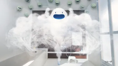 『ルックプラス おふろの防カビくん煙剤』CMカット(8)