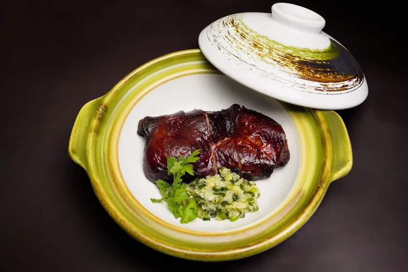 お茶薫るクリスピーチキン