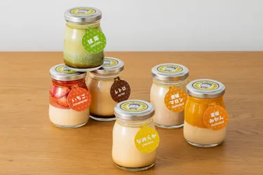 種類豊富なプリン