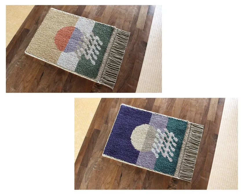 鍋島緞通×Masahiko Kajima氏の共創作品