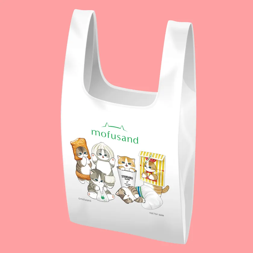 <「mofusand」スタ ンプ企画景品:描き下ろしマルシェバッグ>