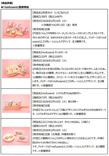 ＜リリース内商品詳細(1)＞