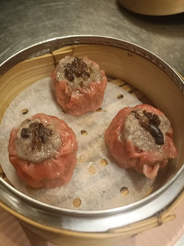 ラム肉とシナモンとカカオニブの焼売