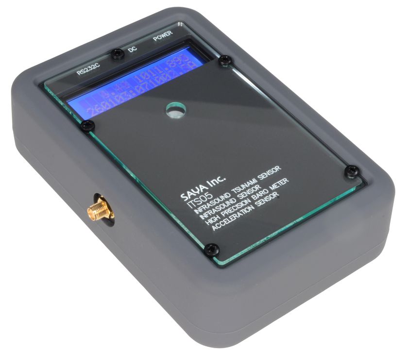 インフラサウンドセンサー・ポータブル型ITS05、ILM02を発表