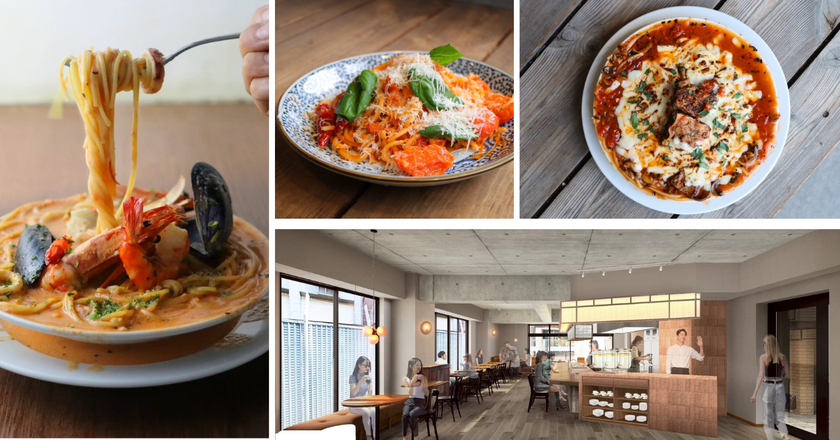 【初出店】DREAM ONグループの新業態　パスタ専門店
“スープスパ&焼きスパ getti 中目黒”がオープン