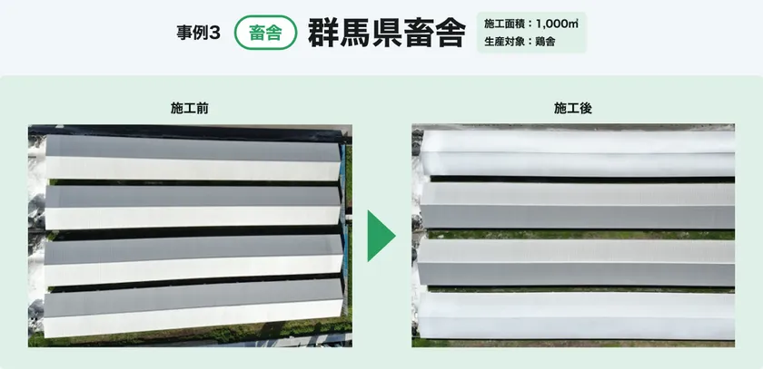 事例3:群馬県畜舎(鶏舎)