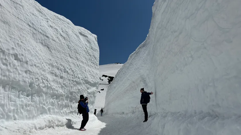 隠れ名所!?「雪の回廊」