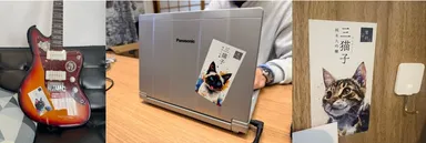 オリジナル猫ステッカー