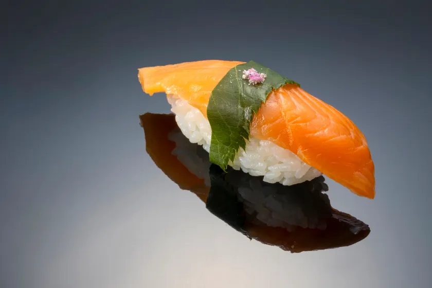 北海道産サクラマス桜の葉漬け