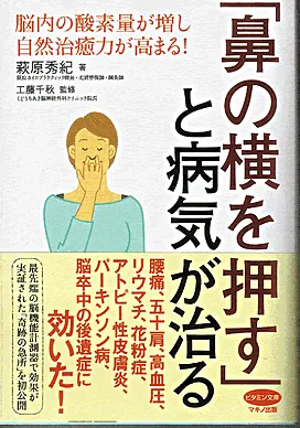 「鼻の横を押す」と病気が治る