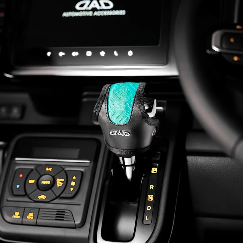 レザーシフトノブカバー SSモデル モノグラムレザーオーシャンブルー【HA746-01-01】