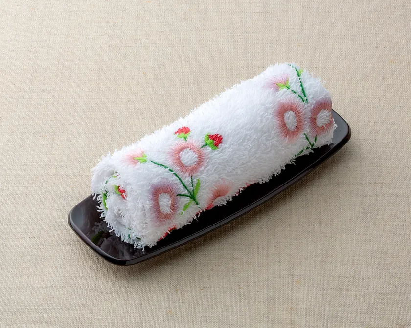 刺繍おしぼり参考例