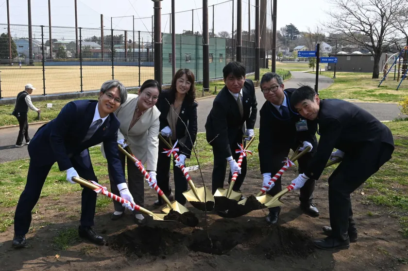 前回植樹の様子(2025年3月28日 神奈川県横浜市)