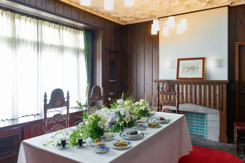 「昭和初期の家庭的な食卓」をテーマにした体験型ランチコース1