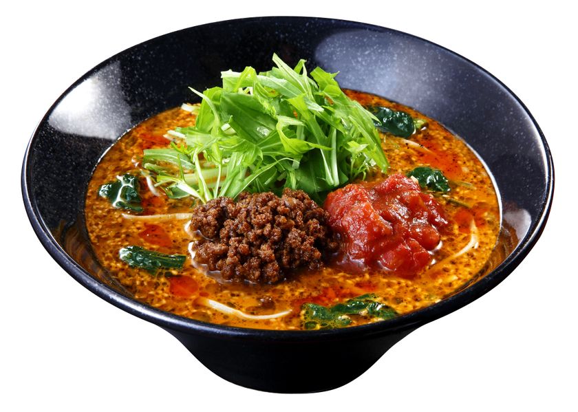 完熟トマト×胡麻の旨辛スープ　
まろやかでクセになる新感覚担々麺
「トマトたんたん麺」2月1日登場　
EC限定冷凍版は3月1日発売