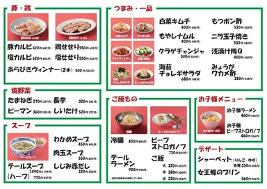 フードメニュー2