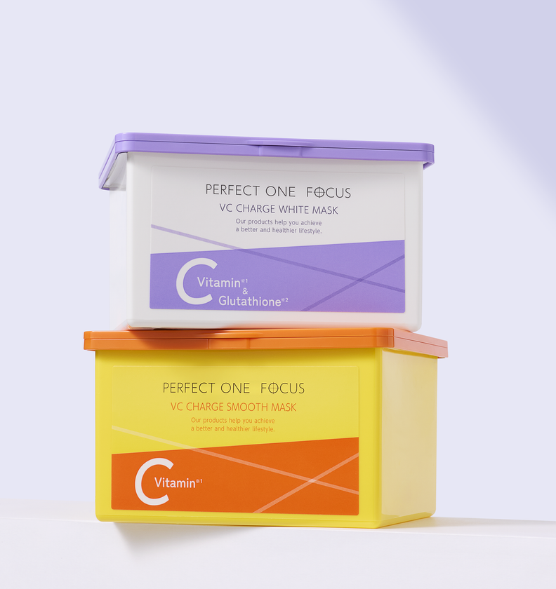 パーフェクトワンフォーカス・べスコス6冠*1獲得！
大容量のBOXタイプで、毎日惜しみなく贅沢ケア　
「VCチャージ スムースマスク」
「VCチャージ ホワイトマスク」2026年3月1日新発売！