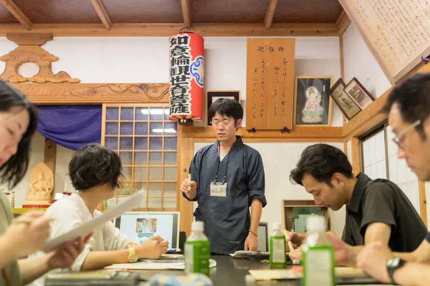 仏師による体験