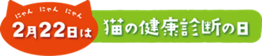2月22日は猫の健康診断の日
