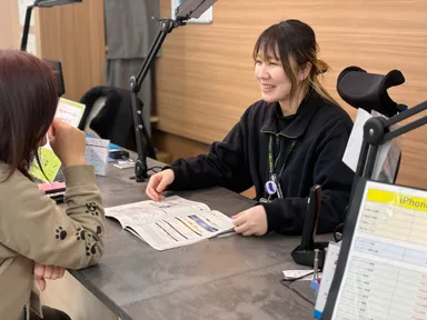 対面サポート(接客風景)