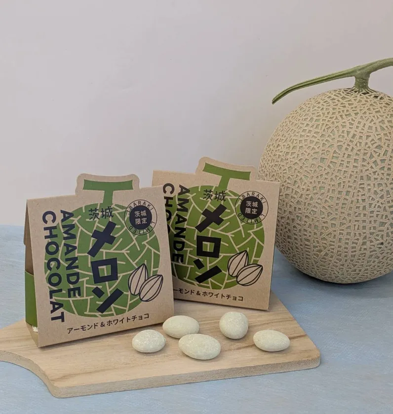 メロンアーモンドチョコレート