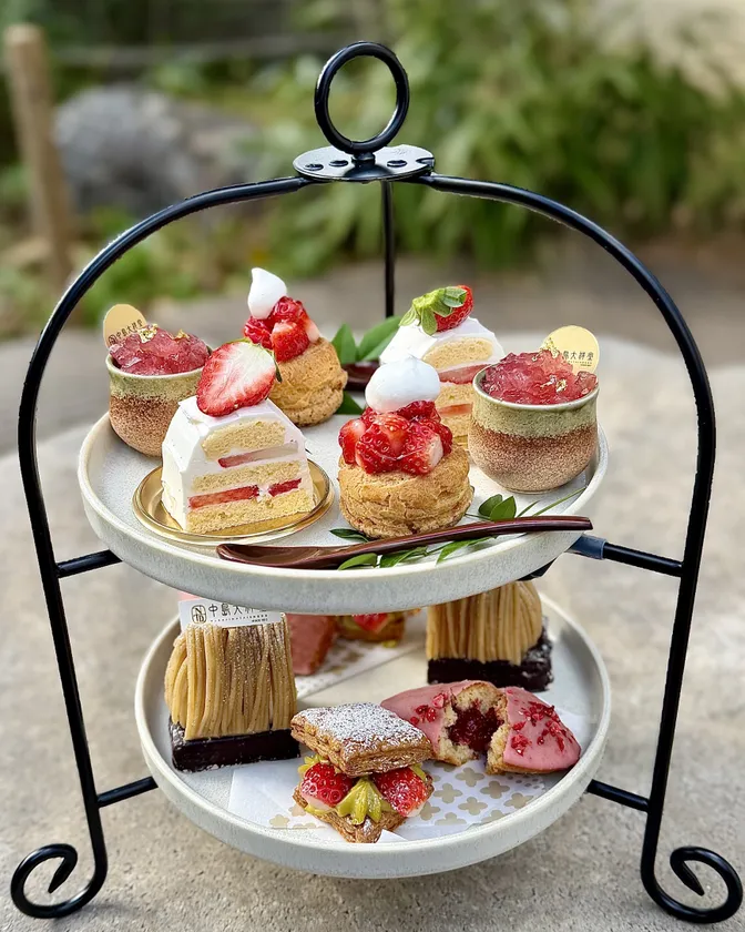 アフタヌーンセット~贅沢丹波いちご~/丹波本店限定